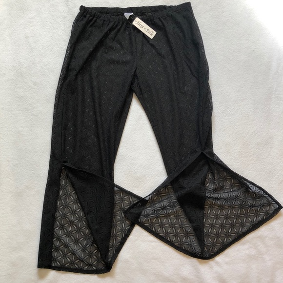 Lace Swimsuit Coverup Pants - Picture 1 of 6